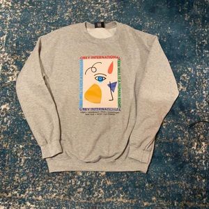 Obey mens crewneck sweatshirt art graphic
